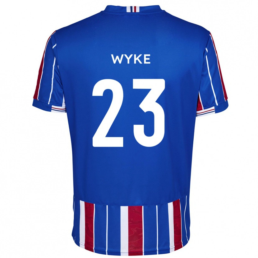 Danxen Enfant Maillot Charlie Wyke #23 Bleu Rouge Blanc Tenues Domicile 2025/26 T-Shirt