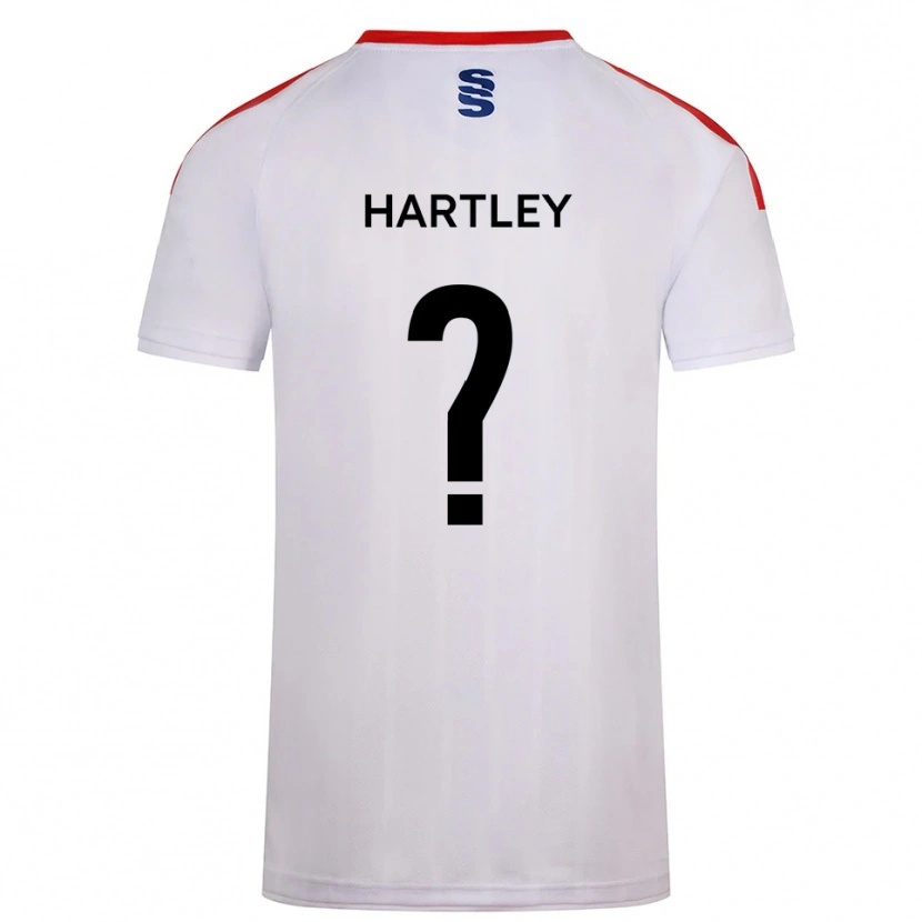 Danxen Enfant Maillot Layton Hartley #0 Blanc Marine Tenues Domicile 2025/26 T-Shirt