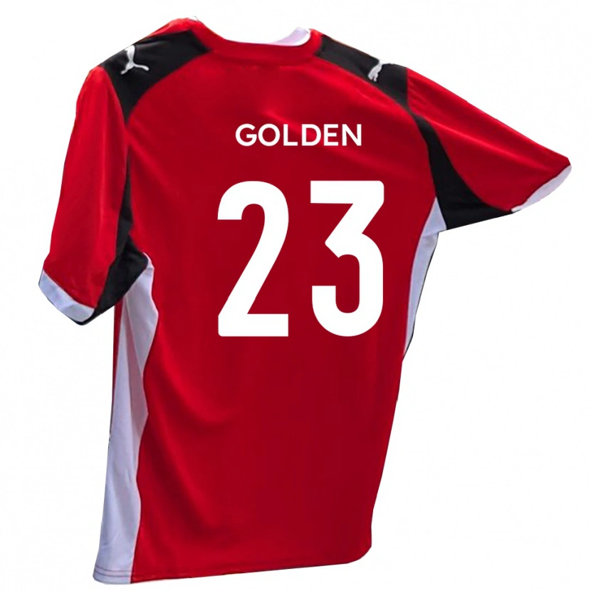 Danxen Enfant Maillot Tylor Golden #23 Rouge Blanc Tenues Domicile 2025/26 T-Shirt