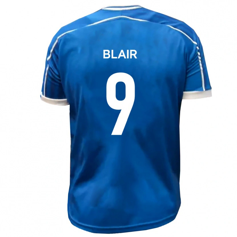Danxen Enfant Maillot Aaron Blair #9 Bleu Blanc Tenues Domicile 2025/26 T-Shirt