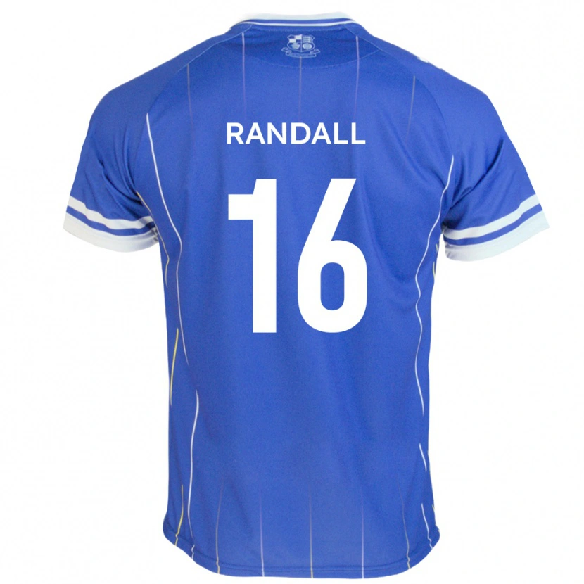 Danxen Enfant Maillot Will Randall #16 Bleu Royal Tenues Domicile 2025/26 T-Shirt