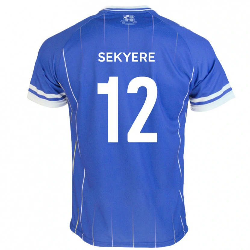 Danxen Enfant Maillot Jeffrey Sekyere #12 Bleu Royal Tenues Domicile 2025/26 T-Shirt