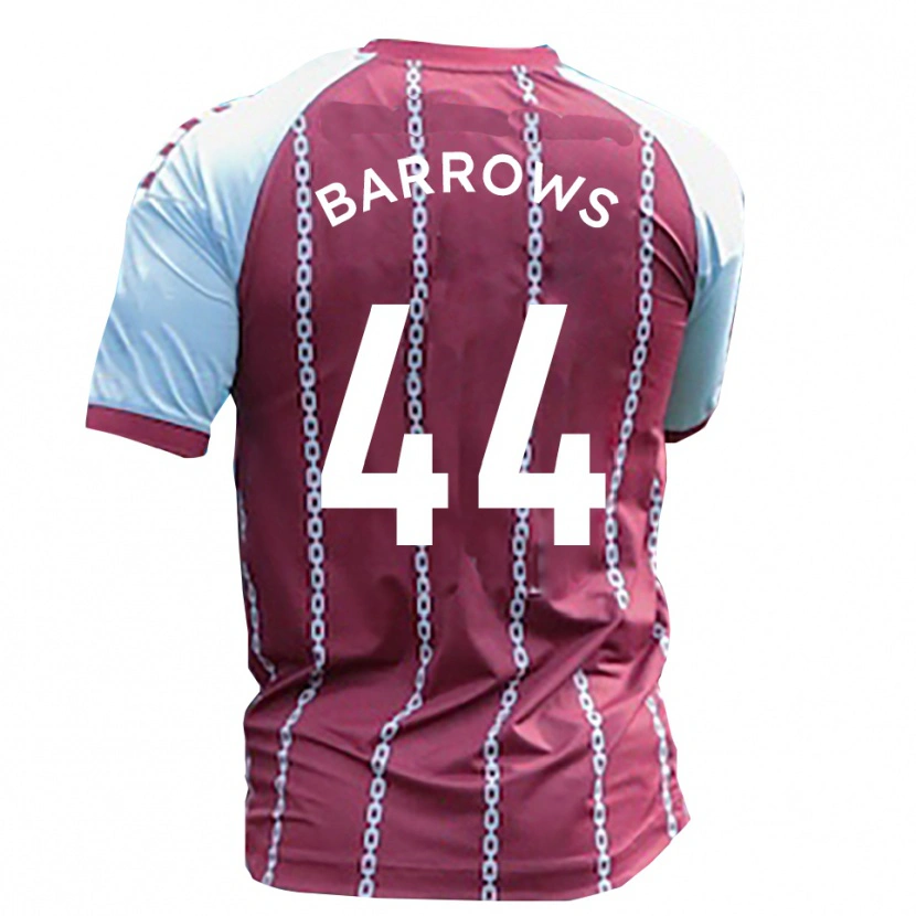 Danxen Enfant Maillot Ross Barrows #44 Bleu Ciel Rouille Rouge Tenues Domicile 2025/26 T-Shirt