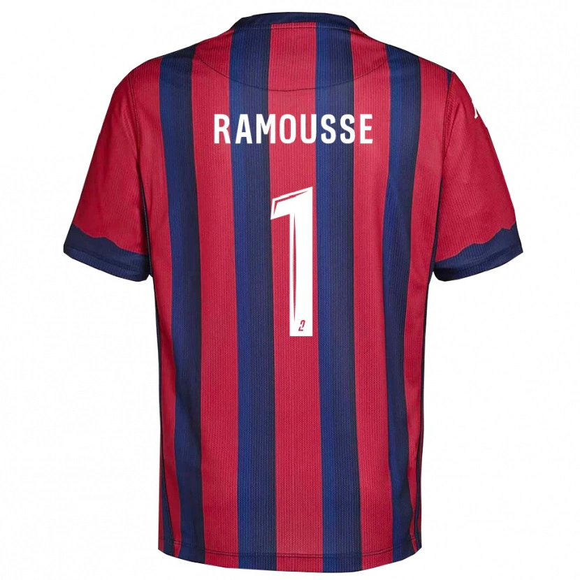 Danxen Enfant Maillot Théo Ramousse #1 Bourgogne Marine Tenues Domicile 2025/26 T-Shirt