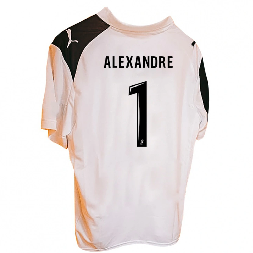 Danxen Enfant Maillot Lou Alexandre #1 Noir Blanc Tenues Domicile 2025/26 T-Shirt