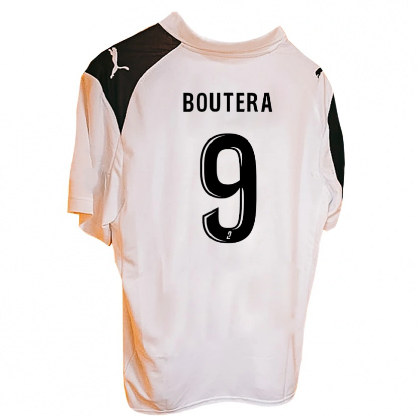 Danxen Enfant Maillot Karim Boutera #9 Noir Blanc Tenues Domicile 2025/26 T-Shirt