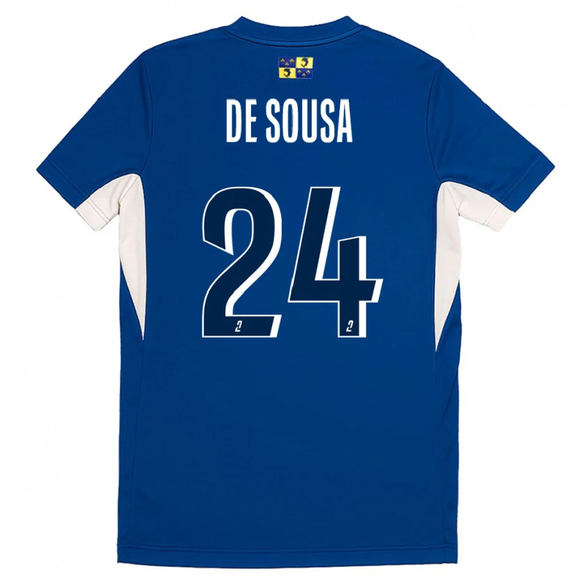 Danxen Enfant Maillot Tifanie De Sousa #24 Bleu Marine Tenues Domicile 2025/26 T-Shirt