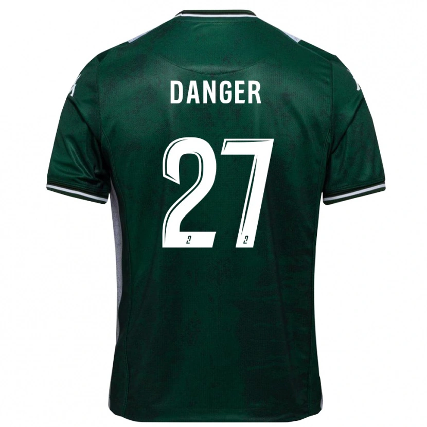 Danxen Enfant Maillot Bradley Danger #27 Vert Blanc Tenues Domicile 2025/26 T-Shirt