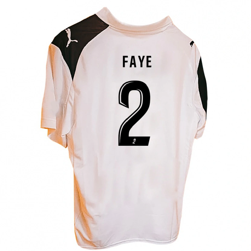 Danxen Enfant Maillot Bilal Faye #2 Orange Noir Tenues Domicile 2025/26 T-Shirt