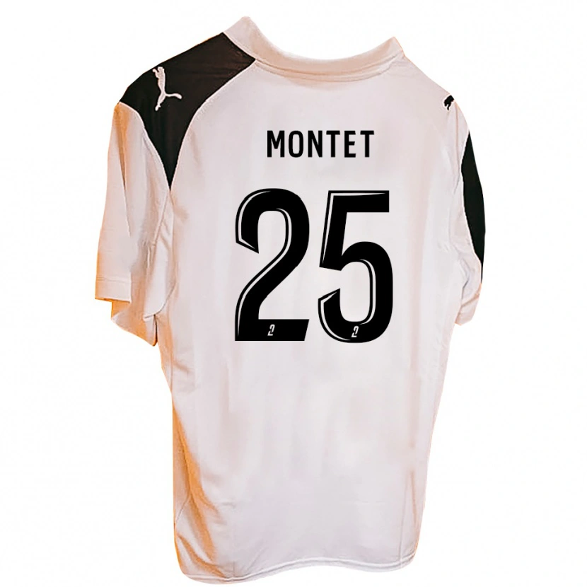 Danxen Enfant Maillot Enzo Montet #25 Orange Noir Tenues Domicile 2025/26 T-Shirt