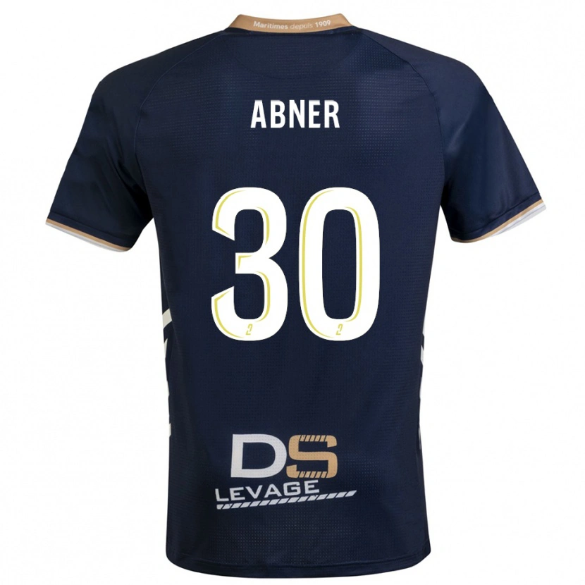 Danxen Enfant Maillot Felipe Abner #30 Marine Or Tenues Domicile 2025/26 T-Shirt