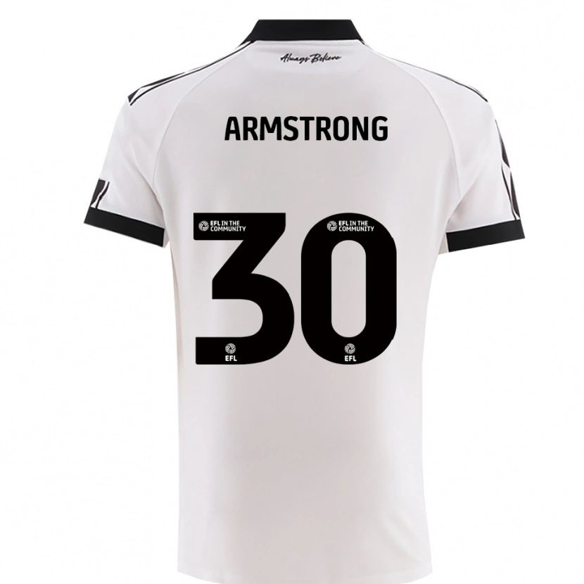 Danxen Enfant Maillot Sinclair Armstrong #30 Noir Blanc Tenues Extérieur 2025/26 T-Shirt