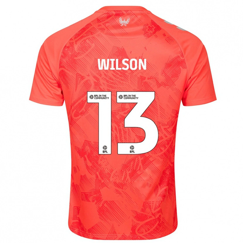 Danxen Enfant Maillot Ben Wilson #13 Orange Blanc Tenues Extérieur 2025/26 T-Shirt