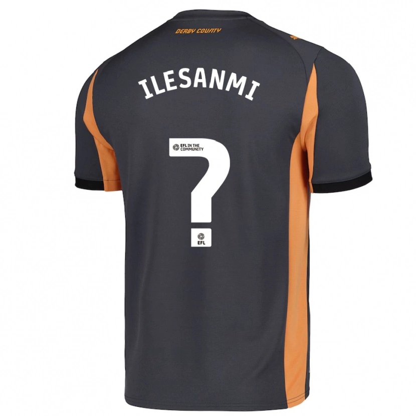 Danxen Enfant Maillot Emmanuel Ilesanmi #0 Gris Orange Noir Tenues Extérieur 2025/26 T-Shirt