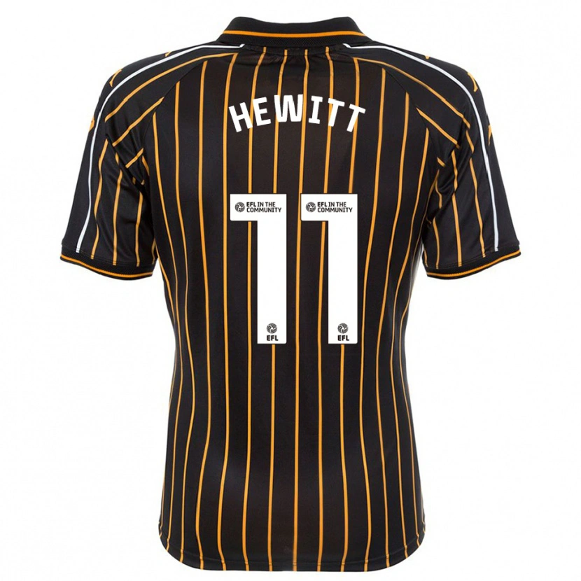 Danxen Enfant Maillot Stan Hewitt #11 Blanc Noir Tenues Extérieur 2025/26 T-Shirt