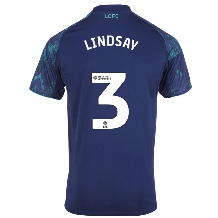 Danxen Enfant Maillot Jahmari Lindsay #3 Marine Vert Blanc Tenues Extérieur 2025/26 T-Shirt