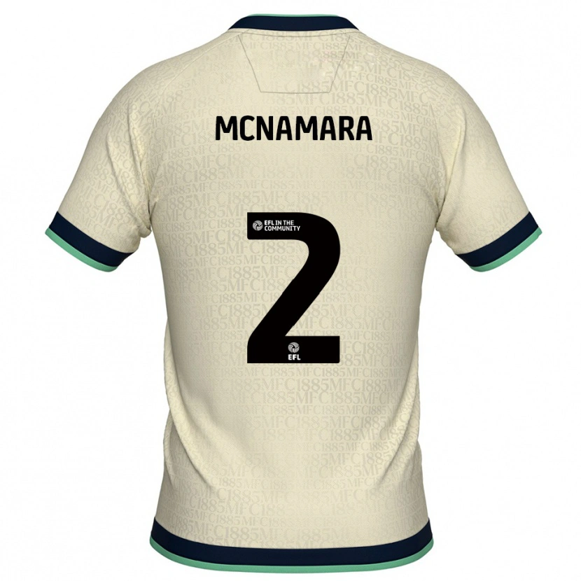 Danxen Enfant Maillot Danny Mcnamara #2 Champagne Marine Tenues Extérieur 2025/26 T-Shirt