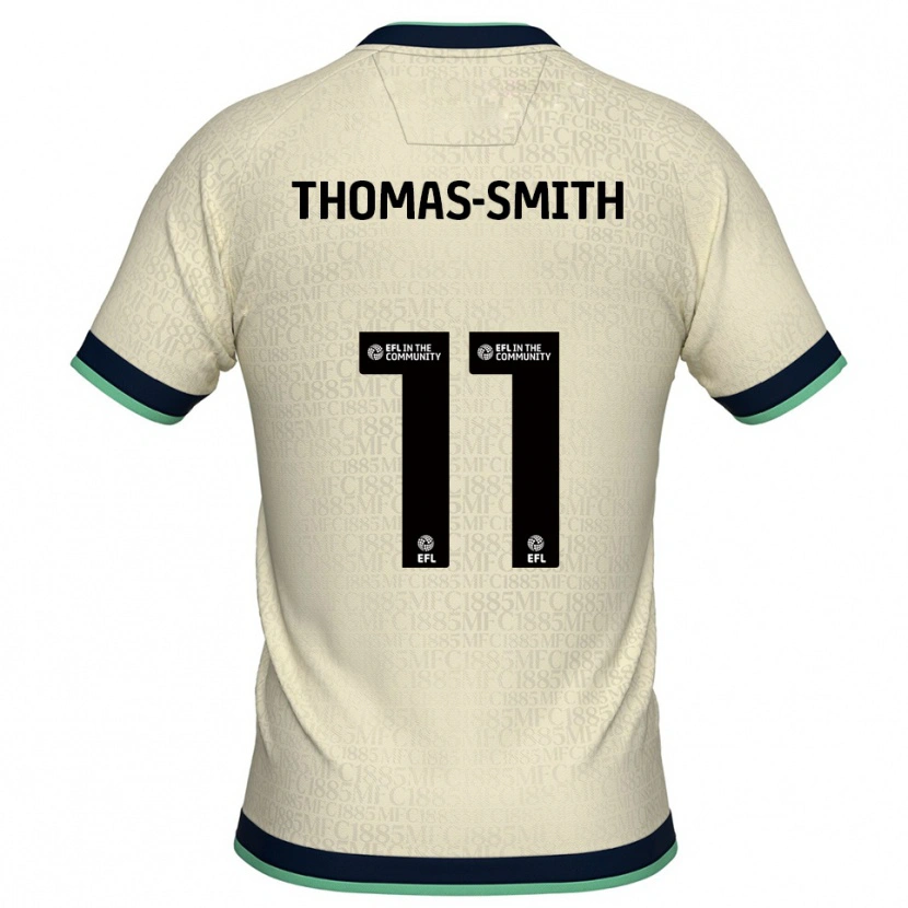 Danxen Enfant Maillot Jaydon Thomas-Smith #11 Champagne Marine Tenues Extérieur 2025/26 T-Shirt