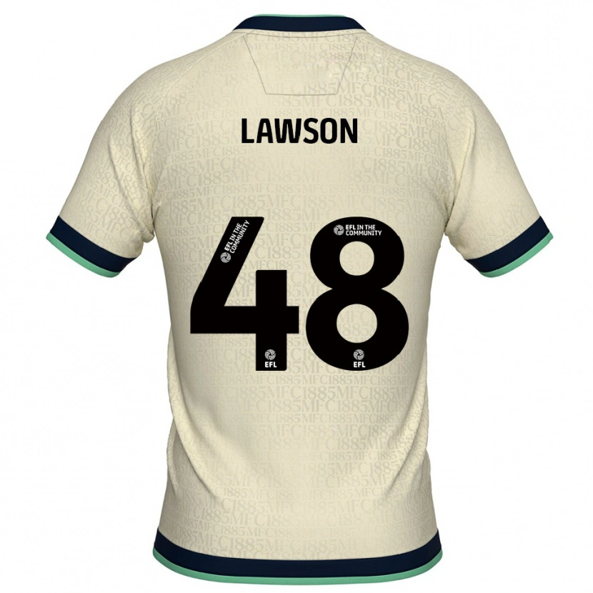 Danxen Enfant Maillot Sha'mar Lawson #48 Champagne Marine Tenues Extérieur 2025/26 T-Shirt