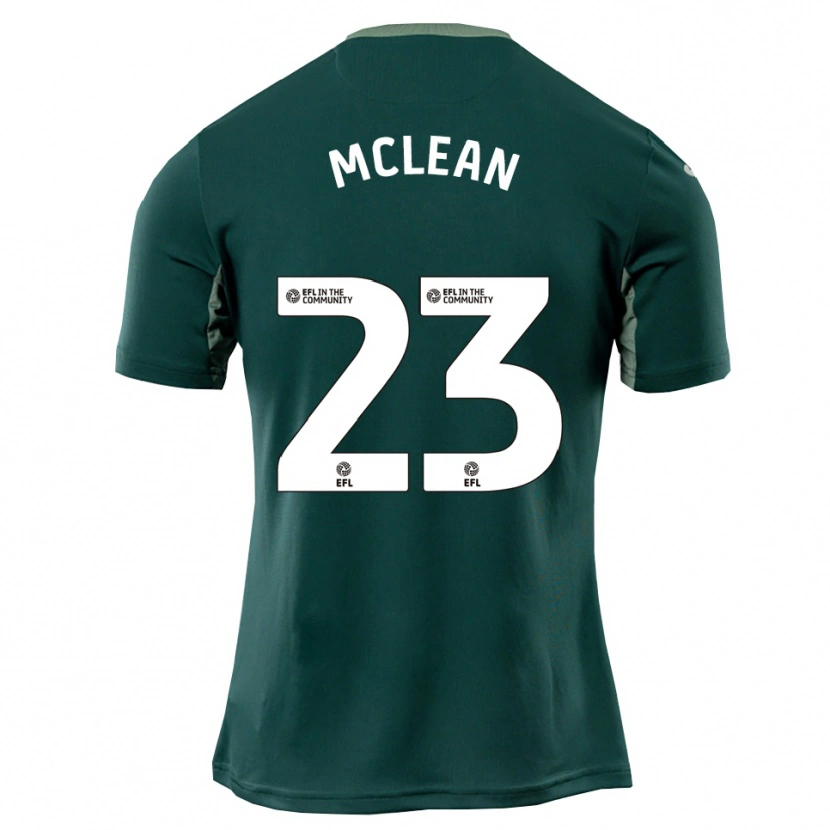 Danxen Enfant Maillot Kenny Mclean #23 Vert Blanc Violet Tenues Extérieur 2025/26 T-Shirt