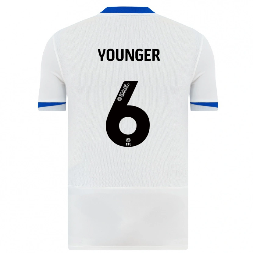 Danxen Enfant Maillot Jazz Younger #6 Blanc Noir Tenues Extérieur 2025/26 T-Shirt