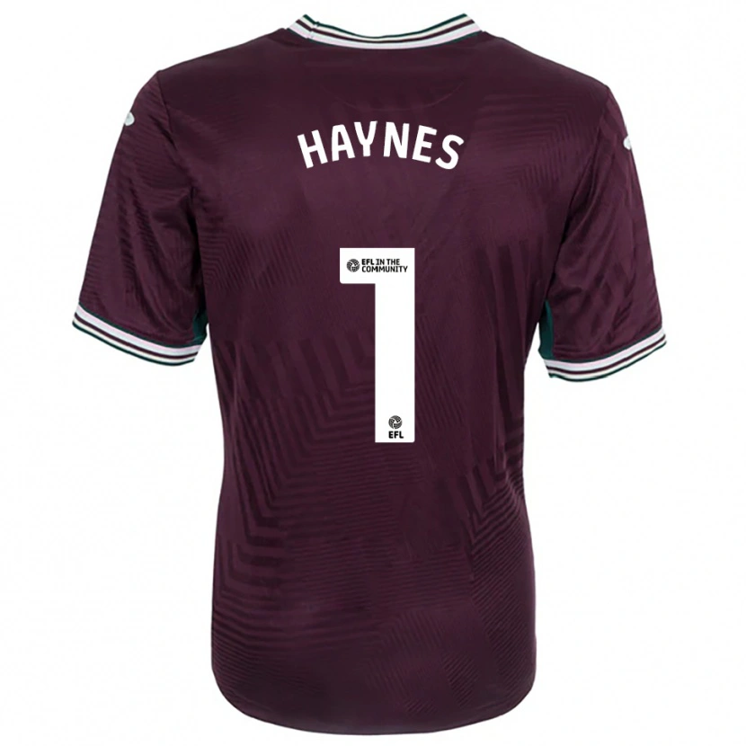 Danxen Enfant Maillot Charlie Haynes #1 Rouille Rouge Blanc Tenues Extérieur 2025/26 T-Shirt