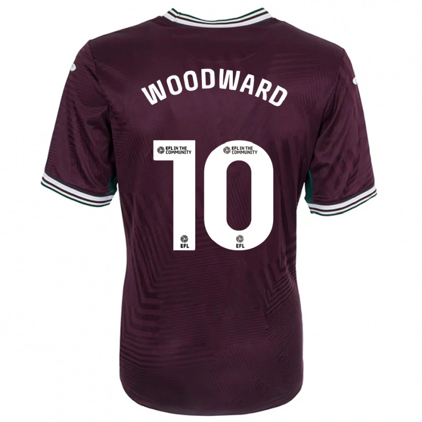 Danxen Enfant Maillot Thomas Woodward #10 Rouille Rouge Blanc Tenues Extérieur 2025/26 T-Shirt