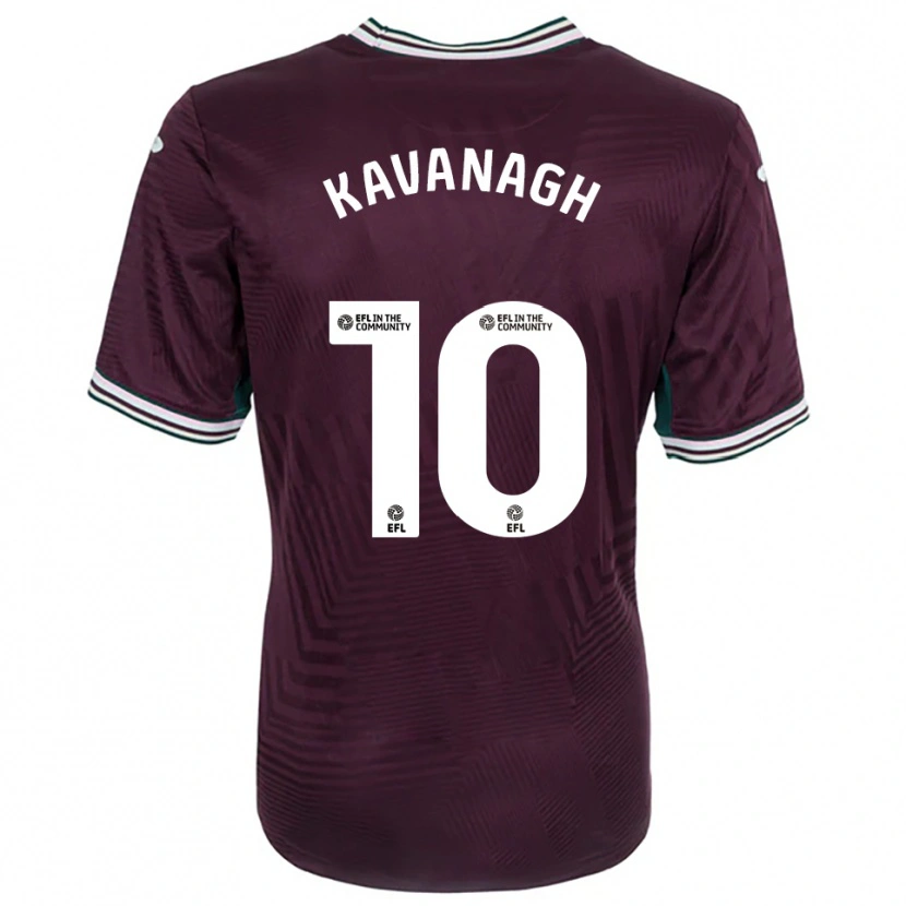 Danxen Enfant Maillot Reece Kavanagh #10 Rouille Rouge Blanc Tenues Extérieur 2025/26 T-Shirt
