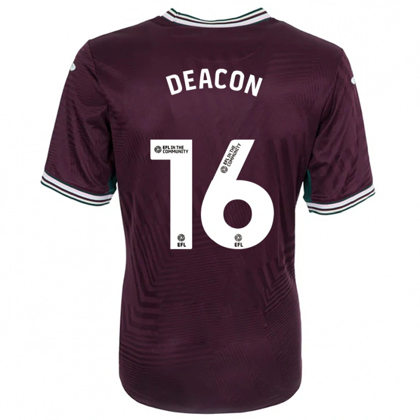 Danxen Enfant Maillot Aimee Deacon #16 Rouille Rouge Blanc Tenues Extérieur 2025/26 T-Shirt