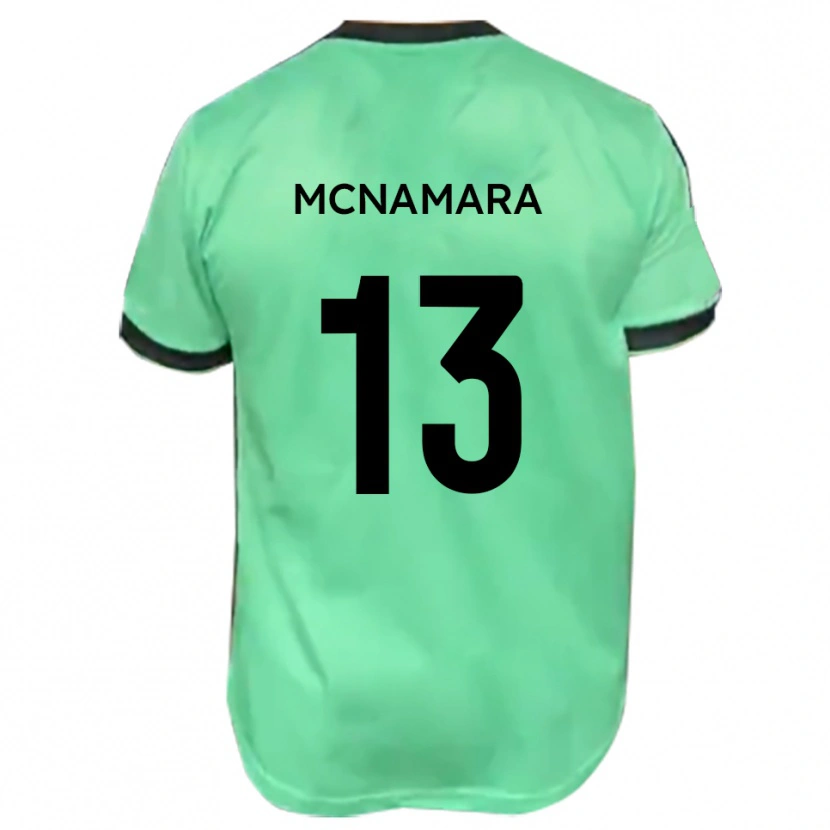 Danxen Enfant Maillot Josh Mcnamara #13 Turquoise Noir Tenues Extérieur 2025/26 T-Shirt