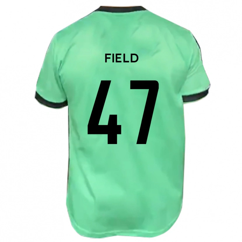 Danxen Enfant Maillot Tyler Field #47 Turquoise Noir Tenues Extérieur 2025/26 T-Shirt