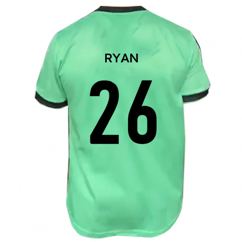 Danxen Enfant Maillot Joe Ryan #26 Turquoise Noir Tenues Extérieur 2025/26 T-Shirt