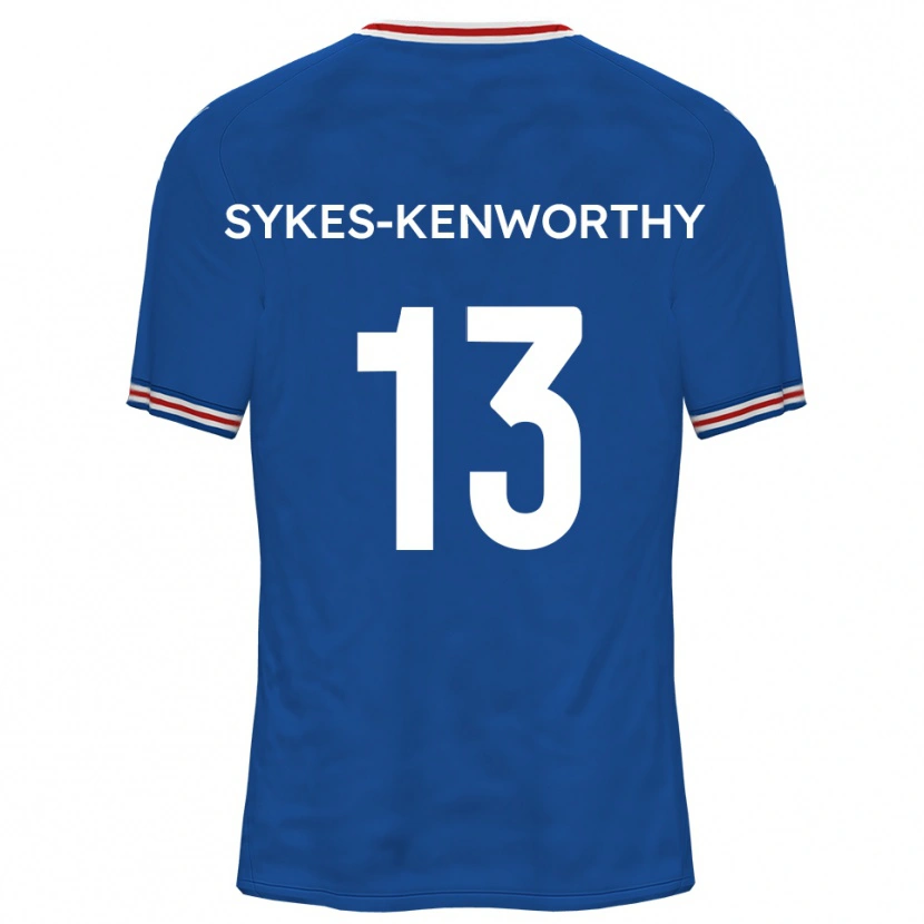 Danxen Enfant Maillot George Sykes-Kenworthy #13 Bleu Dodger Tenues Extérieur 2025/26 T-Shirt