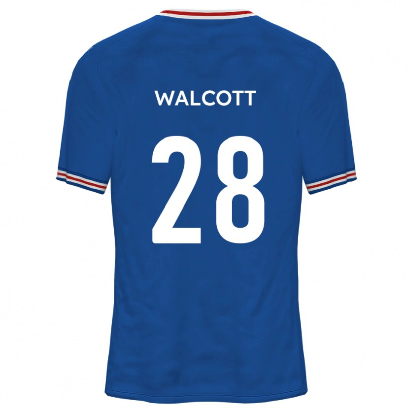 Danxen Enfant Maillot Malachi Fagan-Walcott #28 Bleu Dodger Tenues Extérieur 2025/26 T-Shirt