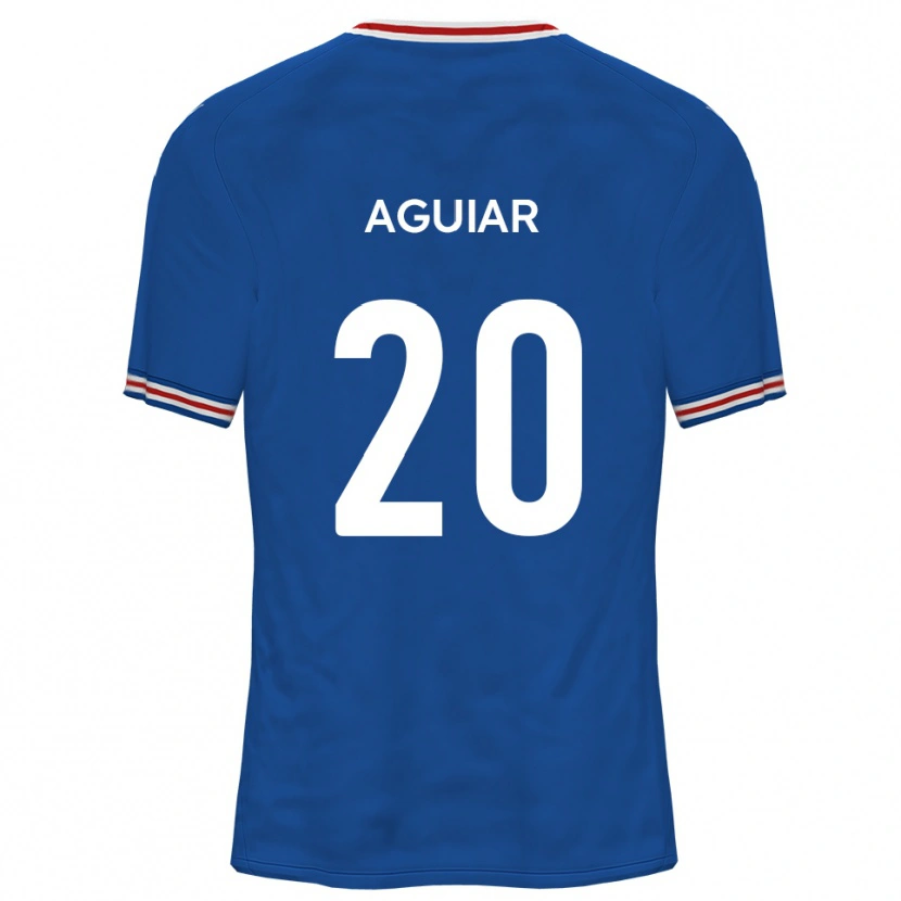 Danxen Enfant Maillot Ricky Aguiar #20 Bleu Dodger Tenues Extérieur 2025/26 T-Shirt