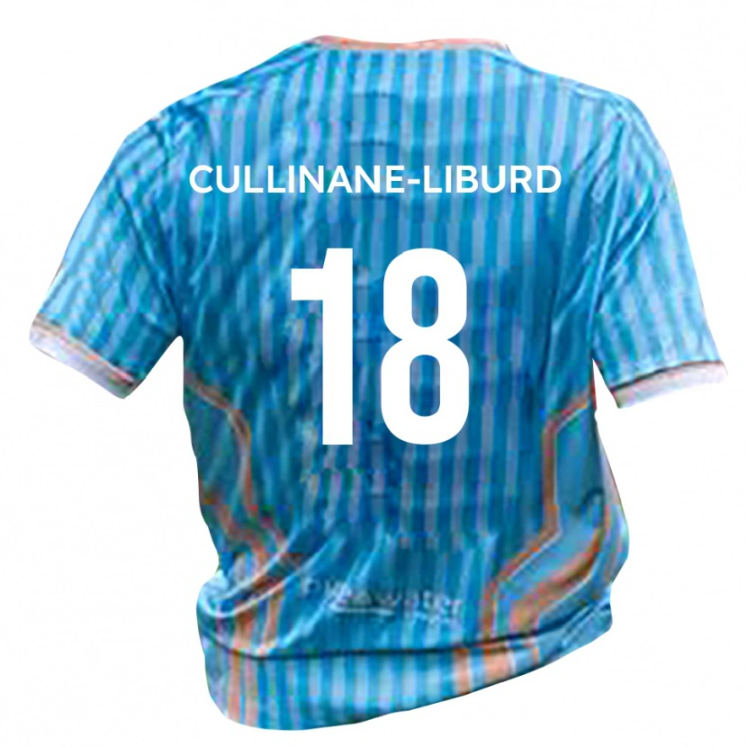 Danxen Enfant Maillot Jordan Cullinane-Liburd #18 Noir Or Tenues Extérieur 2025/26 T-Shirt