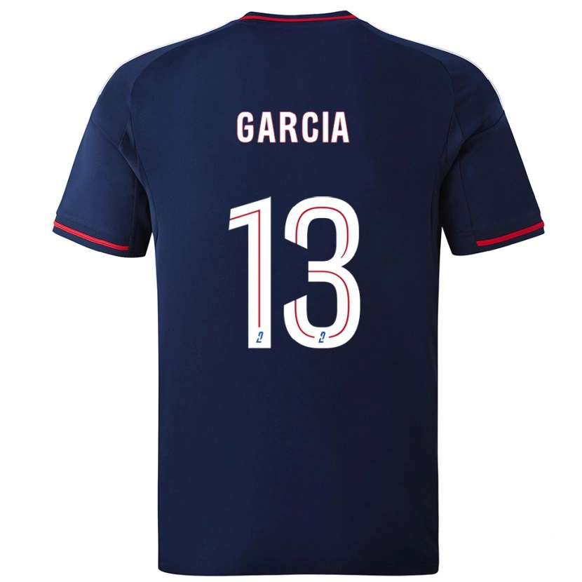 Danxen Enfant Maillot Angel Garcia #13 Marine Rouge Tenues Extérieur 2025/26 T-Shirt