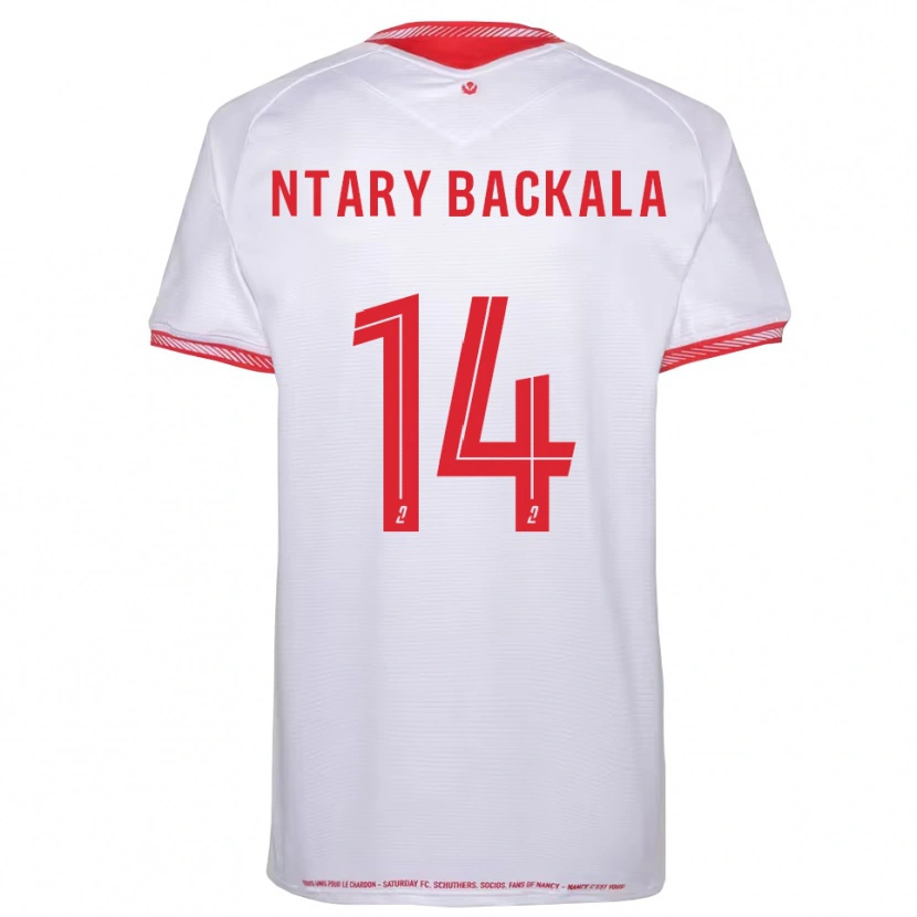 Danxen Enfant Maillot Jordy Ntary Backala #14 Noir Rouge Tenues Extérieur 2025/26 T-Shirt