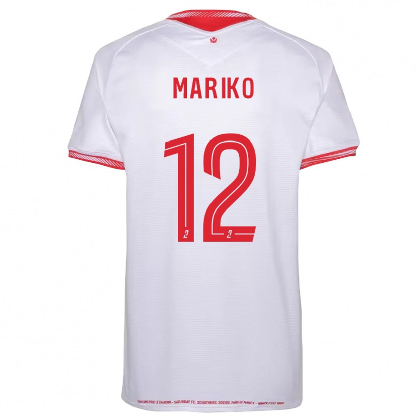 Danxen Enfant Maillot Lamine Mariko #12 Noir Rouge Tenues Extérieur 2025/26 T-Shirt