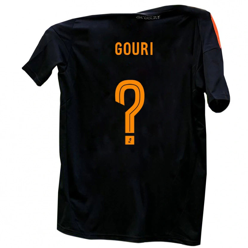 Danxen Enfant Maillot Naël Gouri #0 Blanc Rouge Tenues Extérieur 2025/26 T-Shirt