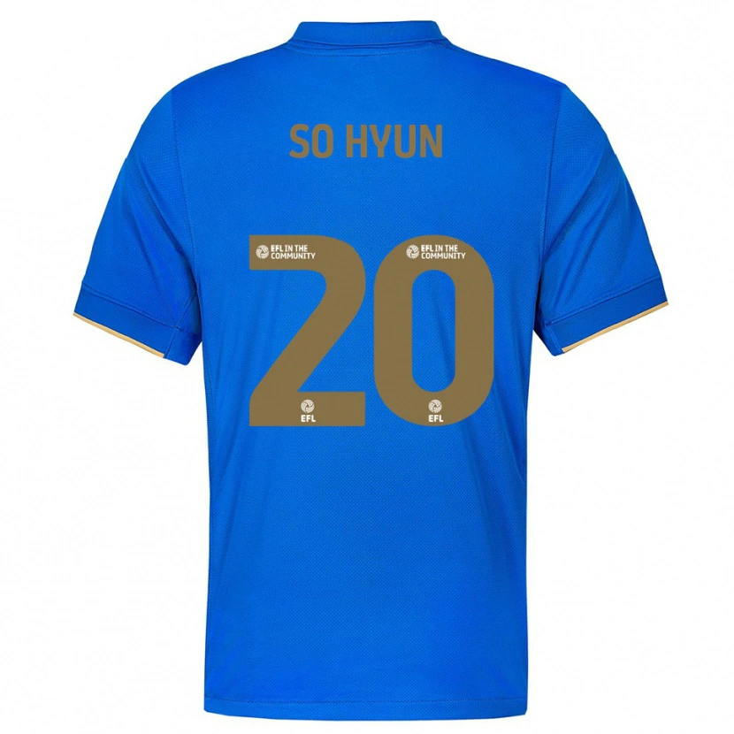 Danxen Homme Maillot Cho So-Hyun #20 Bleu Or Tenues Domicile 2025/26 T-Shirt