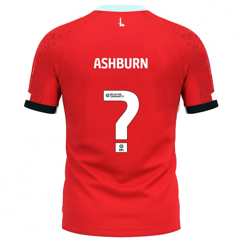 Danxen Homme Maillot Luke Ashburn #0 Rouge Blanc Tenues Domicile 2025/26 T-Shirt