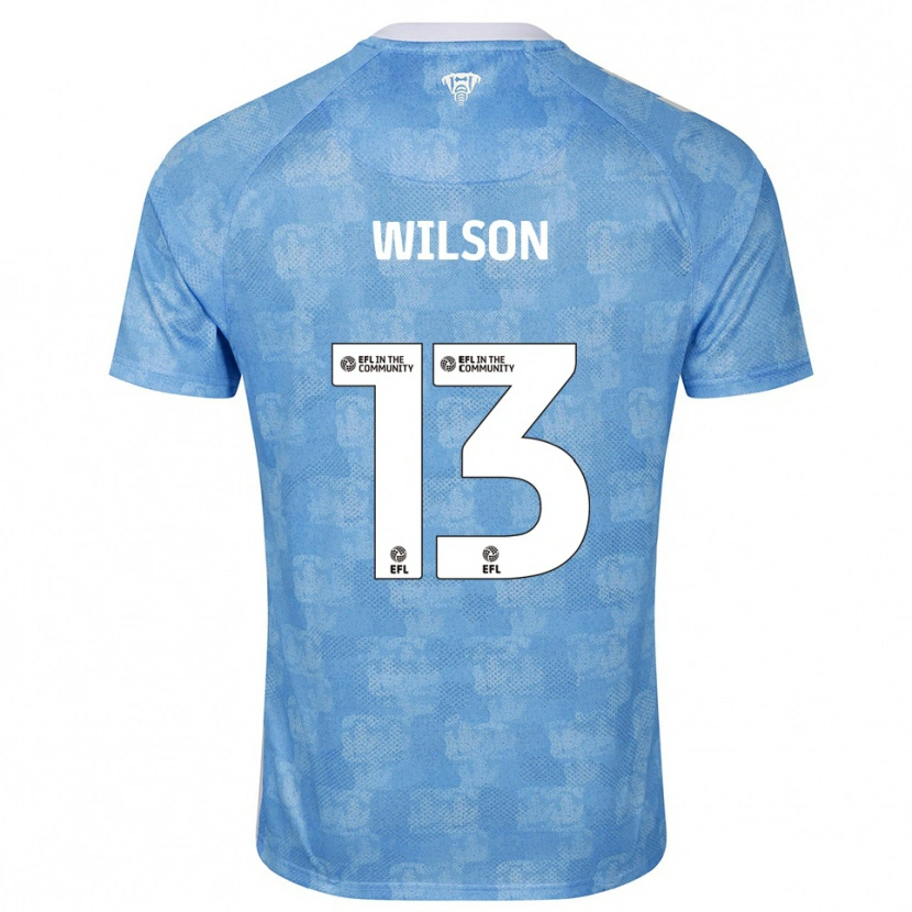Danxen Homme Maillot Ben Wilson #13 Bleu Ciel Blanc Tenues Domicile 2025/26 T-Shirt