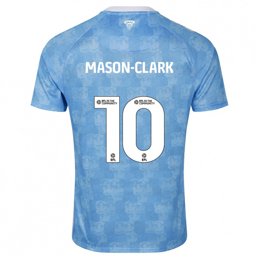 Danxen Homme Maillot Ephron Mason-Clark #10 Bleu Ciel Blanc Tenues Domicile 2025/26 T-Shirt