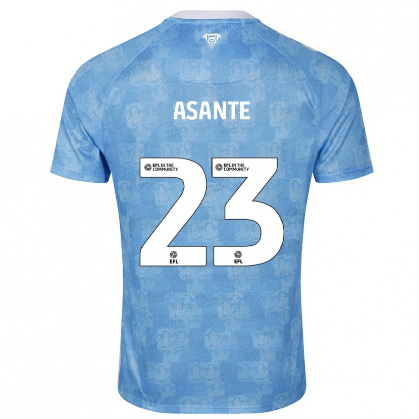 Danxen Homme Maillot Brandon Thomas-Asante #23 Bleu Ciel Blanc Tenues Domicile 2025/26 T-Shirt