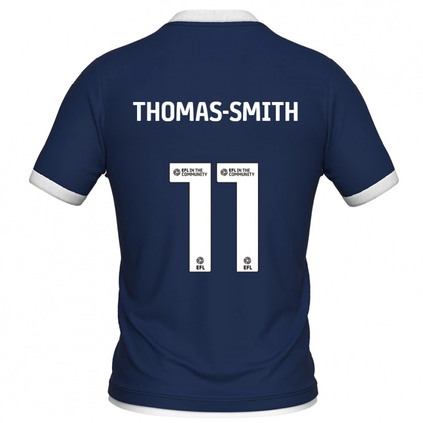 Danxen Homme Maillot Jaydon Thomas-Smith #11 Marine Blanc Tenues Domicile 2025/26 T-Shirt