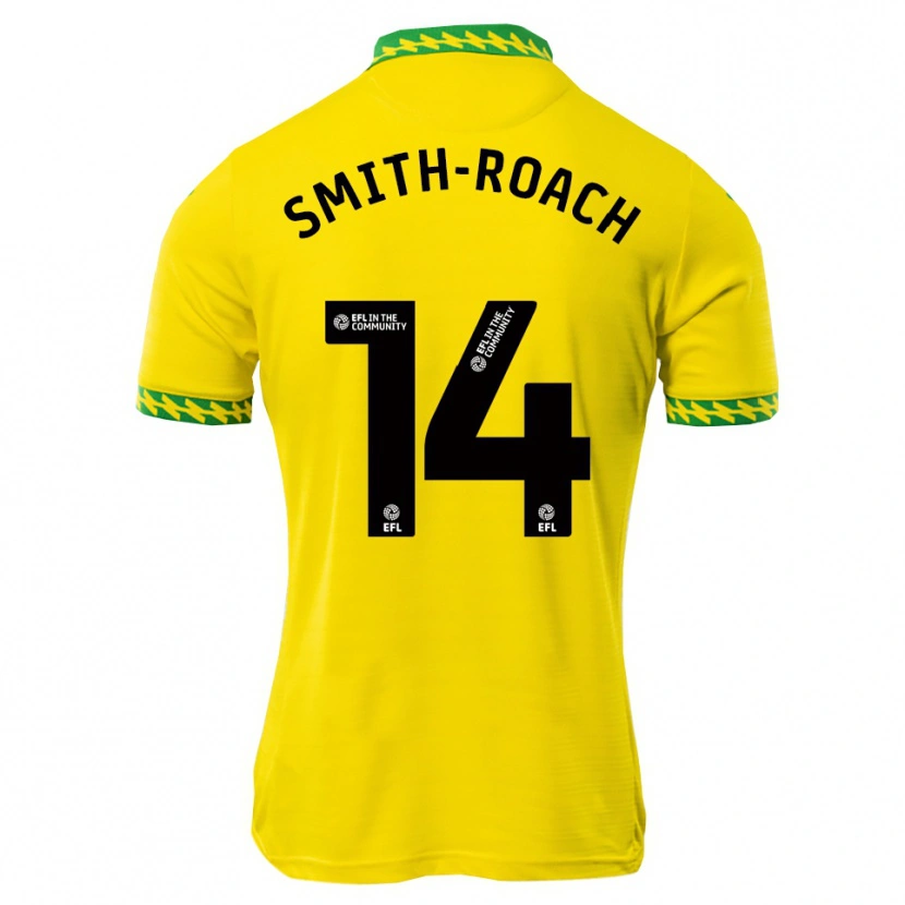 Danxen Homme Maillot Rio Smith-Roach #14 Blanc Vert Tenues Domicile 2025/26 T-Shirt