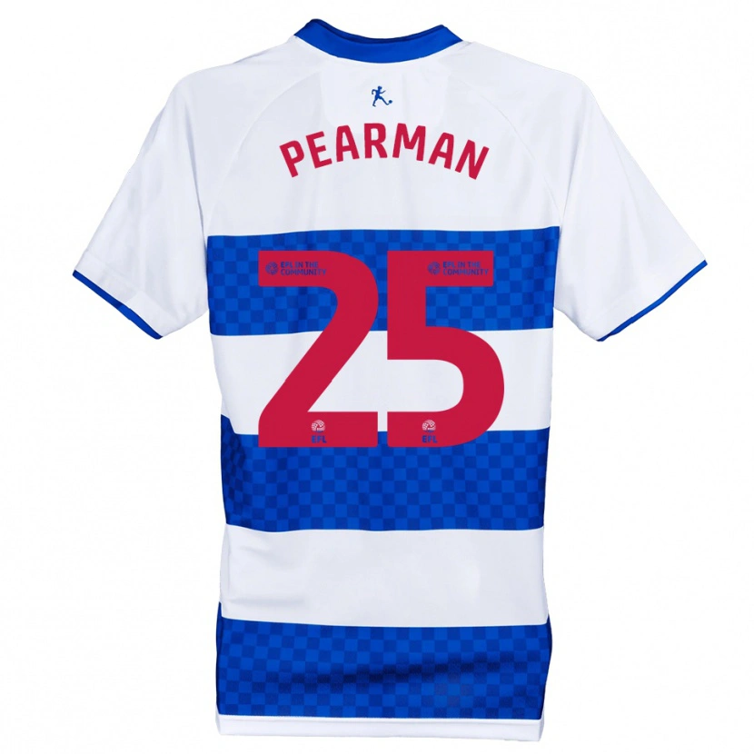 Danxen Homme Maillot Jaylan Pearman #25 Bleu Blanc Tenues Domicile 2025/26 T-Shirt
