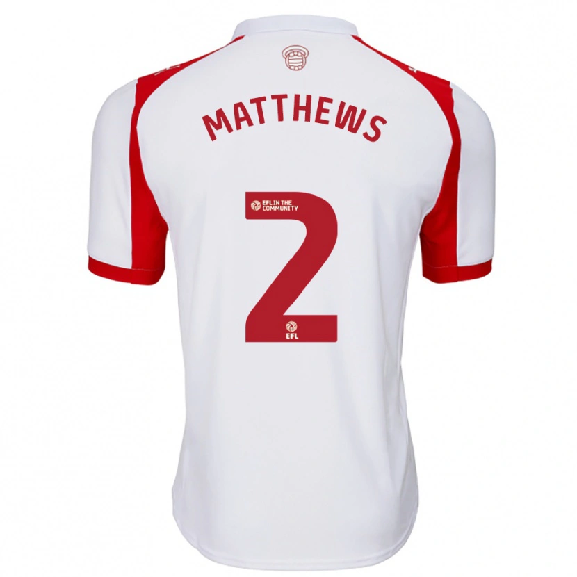 Danxen Homme Maillot Abdulhalim Okunola #2 Blanc Rouge Tenues Domicile 2025/26 T-Shirt