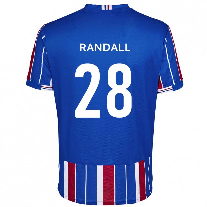 Danxen Homme Maillot Thomas Randall #28 Bleu Rouge Blanc Tenues Domicile 2025/26 T-Shirt
